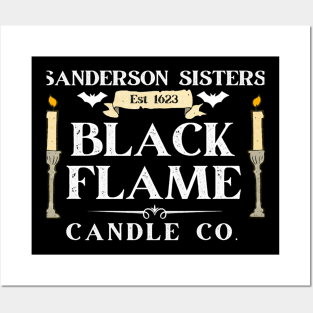 Sanderson Sisters Black Candle Company Funny Halloween Posters and Art